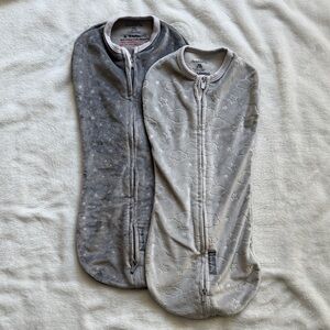 SwaddleMe Gray and Cream Baby Swaddles